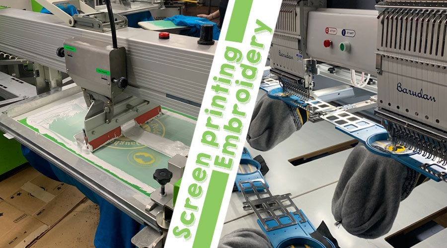 Screen Printing vs Embroidery - Mint Printworks